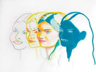 Painting, Makan Negahban, All of Us, 2017, 77122