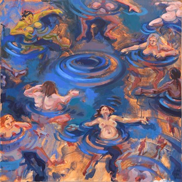 Painting, Shoora Majedian, The Free Curves, 2022, 60700