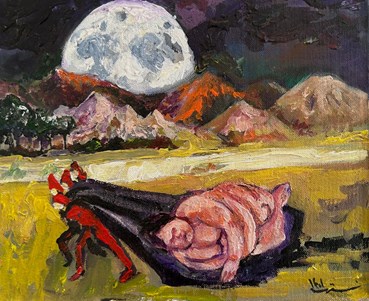 Painting, Nastaran Mirmohammad Sadegh, Untitled, 2022, 75570