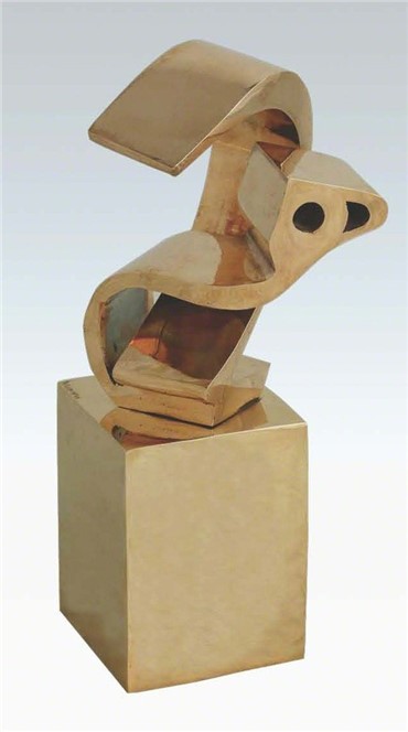 Sculpture, Parviz Tanavoli, Twisted Heech, 2007, 88