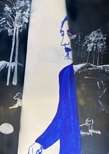 Painting, Donya Aalipour, Dark Dream , 2021, 56695