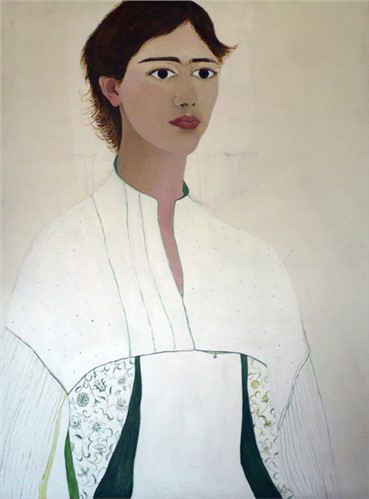 Painting, Leyly Matine Daftary, Portrait of Suri, , 8199