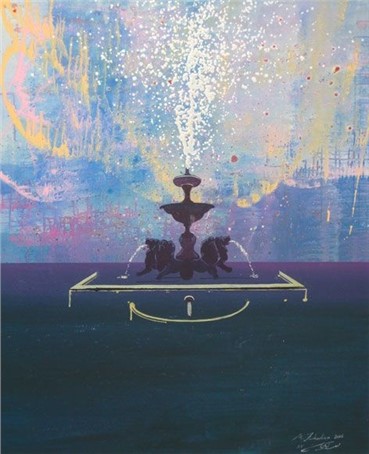 Painting, Mehdi Farhadian, Crystal Willow, 2008, 7035