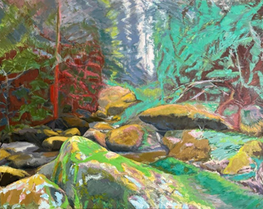 , Stefan Ullrich, Doost Landscape in Red and Green, 2023, 71417