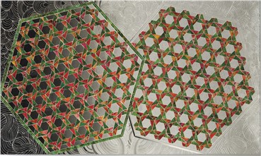 Sculpture, Monir Shahroudy Farmanfarmaian, The Two Hexagons, 2005, 4839