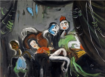 Painting, Hoseinali Zabehi, Core of Family, 1991, 10779