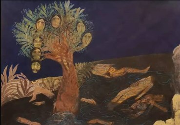 Painting, Samira Abbassy, Atrocity 2, 2023, 76830