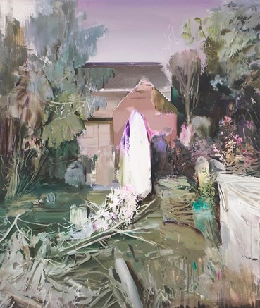 Painting, Hamid Yaraghchi, Nocturnal Walk, 2023, 66127