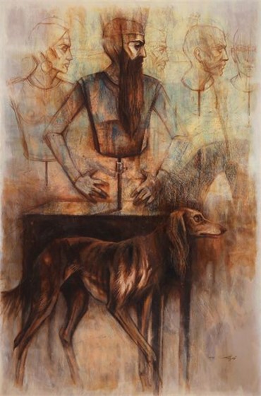 Painting, Morteza Yazdani Dinani, Untitled, , 3973
