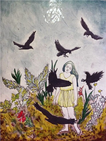 Painting, Dorsa Asadi, Melancholia, 2015, 38173