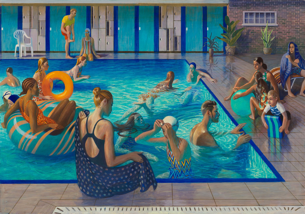 Benjamin Senior, At The Lido, 2020