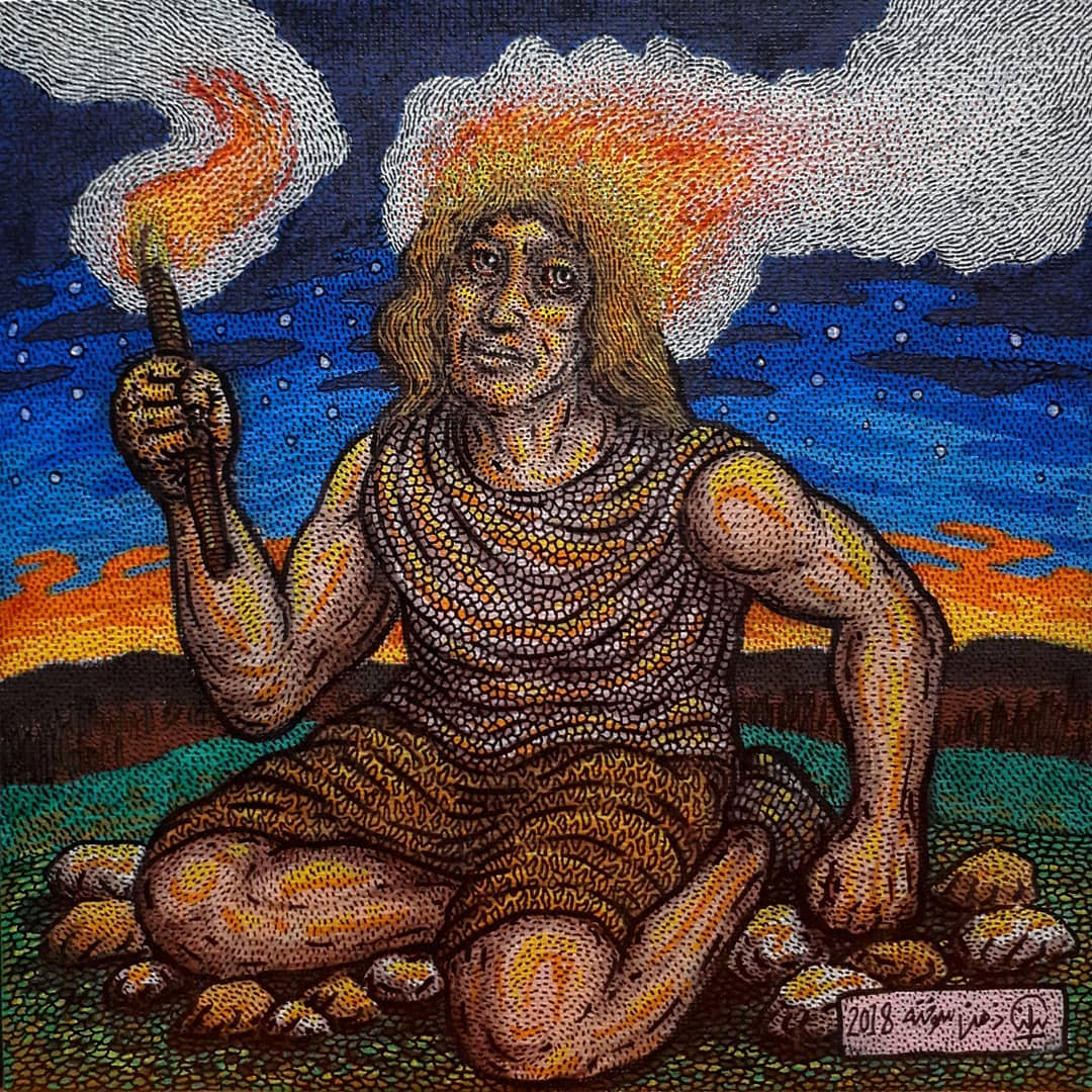 Amin Montazeri, Burned Mind, 2018
