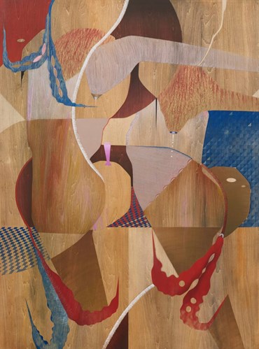 Painting, Maryam Hoseini, Psychic Fold II, 2025, 79066