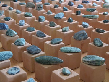 Installation, Jila Kamyab, The Stones, 2004, 70501