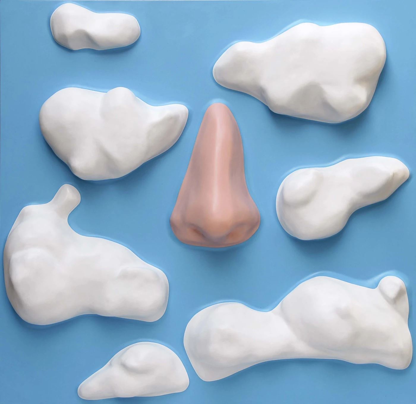 John Baldessari, God nose, 2007