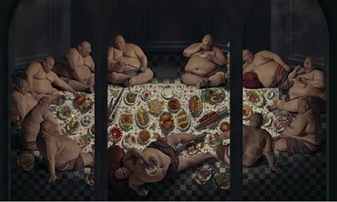 Painting, Siamak Filizadeh, Maybe Last Supper, 2021, 51855