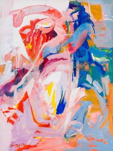 Painting, Hessam Abrishami, The Last Waltz, 1991, 78372