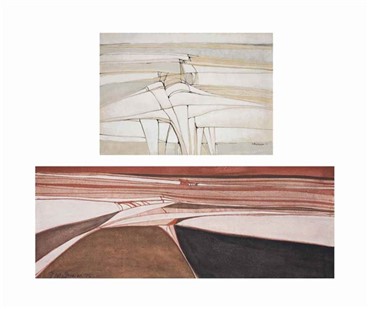 Works on paper, Sirak Melkonian, Paysages, 1976, 17330