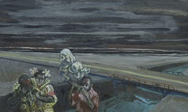 Painting, Majid Fathizadeh, Cat on the Bridge, , 77599