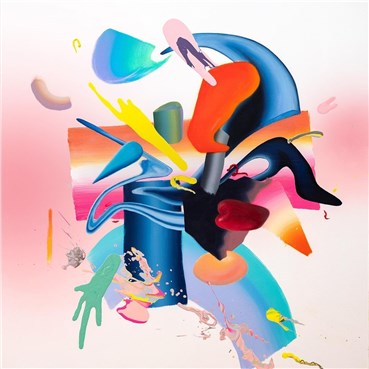 Painting, Ani Shahamati (Anahita Shahamati), abiogenesis, 2021, 36296