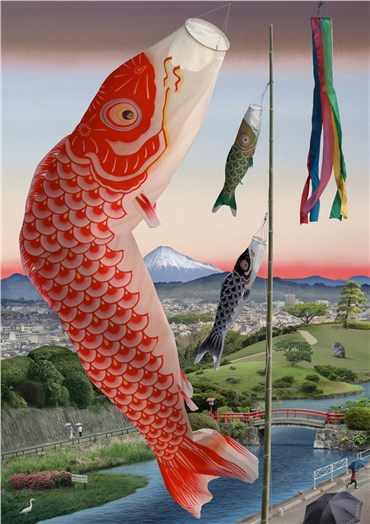 , Emily Allchurch, Spring Festival (after Hiroshige), 2020, 36246