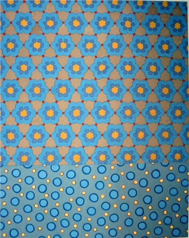 Painting, Pouran Jinchi, Dual Pattern 2, 2007, 1700