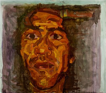 Painting, Amirhossein Akhavan, Self Portrait, 2010, 9004