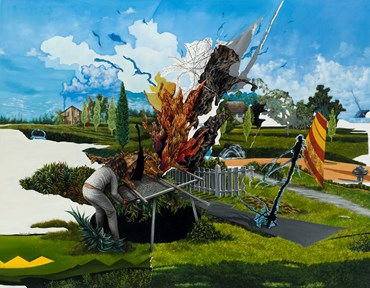 Painting, Sanam Saye Afkan, Flames , 2020, 52709