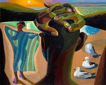 Painting, Morteza Khakshoor, The Towel, 2023, 79685