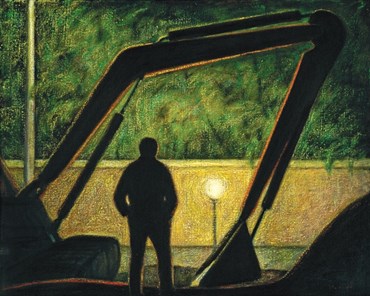 Painting, Samila Amirebrahimi, Excavator, 1995, 62883