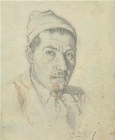 Abbas Rassam Arjangi, Self Portrait, 1937, 0