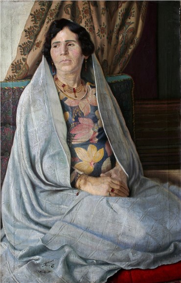 Painting, Jafar Petgar, Artist's Mother, 1938, 6858