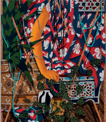 Painting, Amir H Fallah, Entangled In The Tropics, 2014, 27337