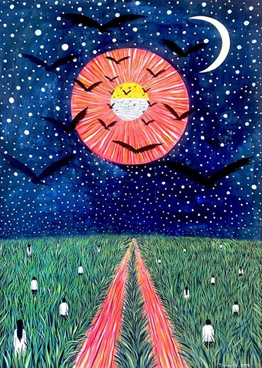 Painting, Mostafa Sarabi, TBT, 2019, 76018