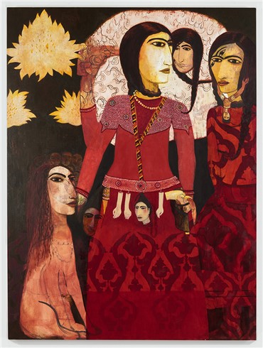 Painting, Samira Abbassy, Love and Ammunition 2, 2013, 14779