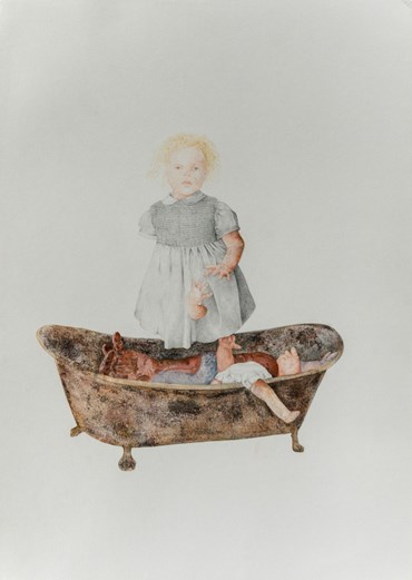 Painting, Parisa Abbasi, Nothing Gets Cleaned, 2022, 74124