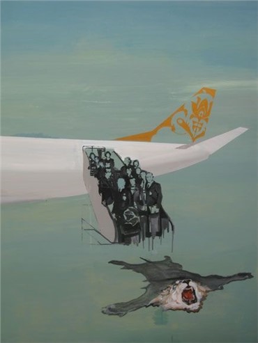 Painting, Mehdi Farhadian, Mehrabad, 2008, 7019