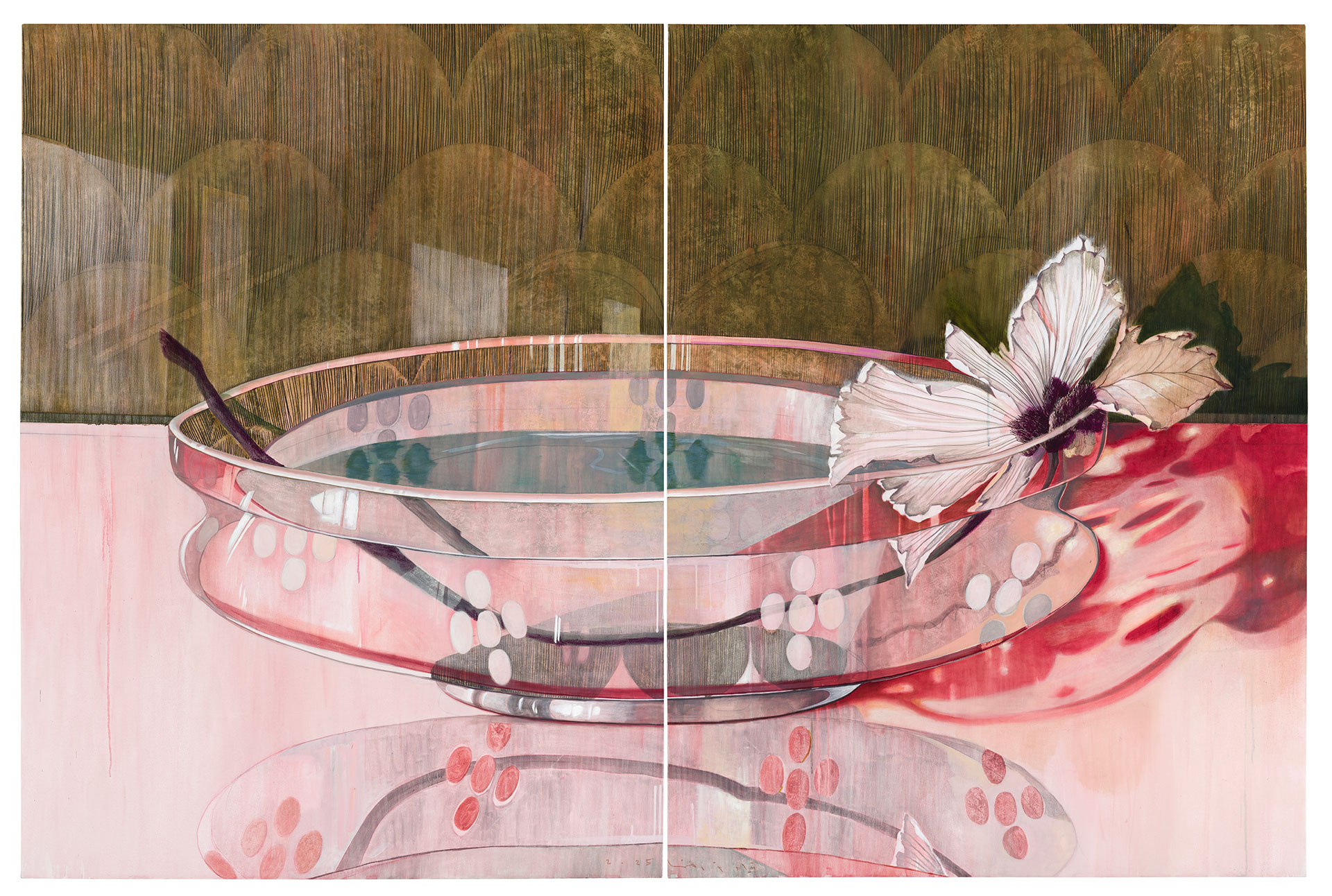 Niloofar Rahnama, White Lotus, 2025
