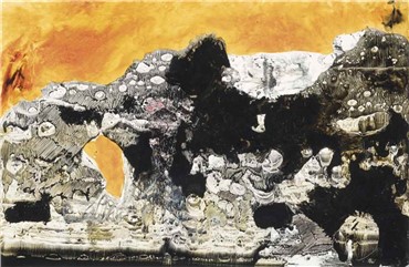 Painting, Laleh Khorramian, Black Painting 1, 2006, 12778