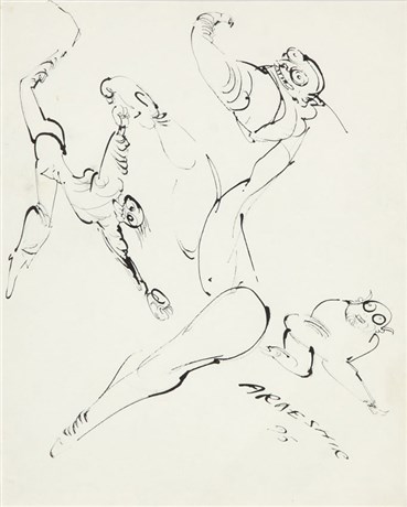 Drawing, Ardeshir Mohassess, Untitled, 1995, 21954