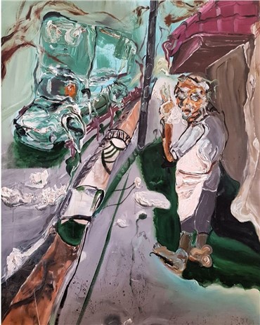 Painting, Tooloo Naseri, Untitled, 2017, 19590