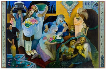 Painting, Jafar Petgar, Charity, 1978, 6892