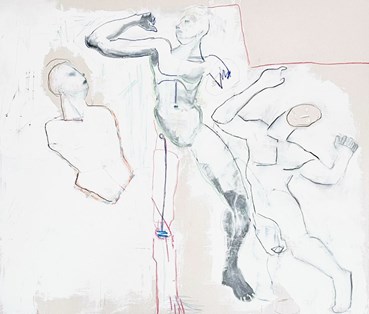 Painting, Makan Negahban, Flesh 16, 2023, 77165