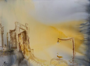 Painting, Saba Farhoudnia, Without the Voice Box, 2025, 80722