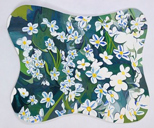 Painting, Mozhan Yaghoubi, Chaotic Blue, 2024, 82331