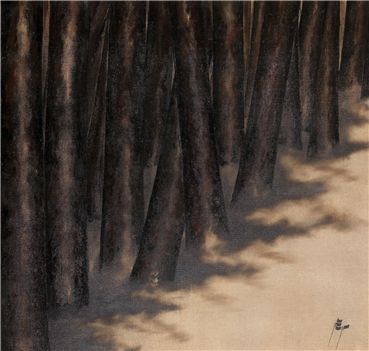 Painting, Sohrab Sepehri, Trees, 1960, 21735