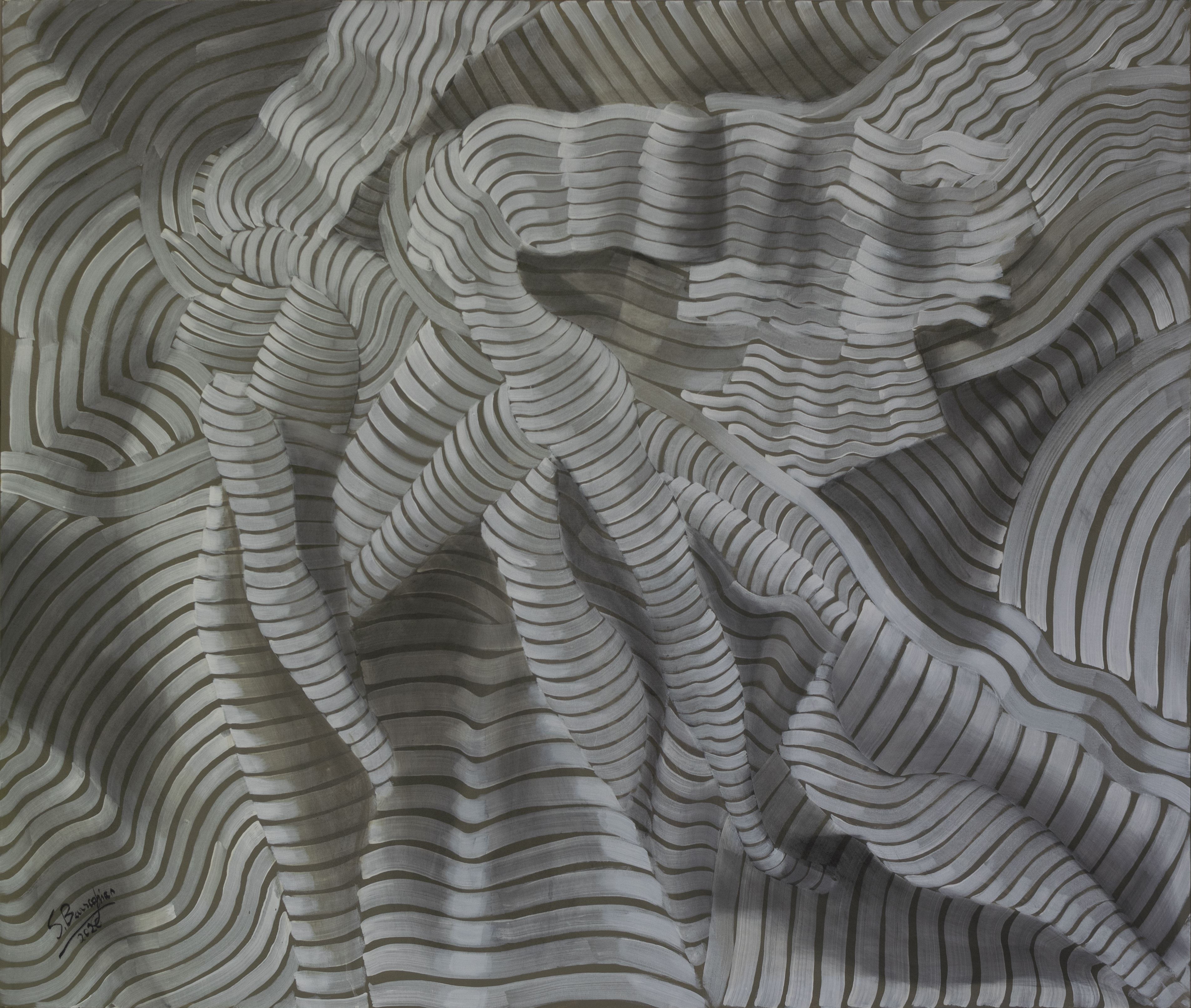 Seroj Barseghian, Monotone Abstract, Composition no.2, 2020