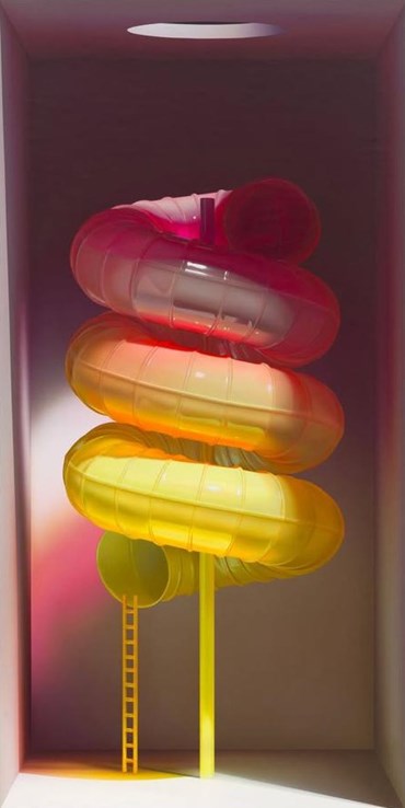 Painting, Mehdi Ghadyanloo, The Luminous Loop, 2025, 81646