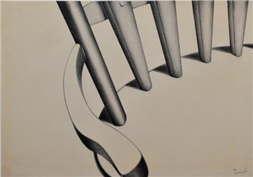Works on paper, Mehdi Hosseini, Untitled, 1979, 13757