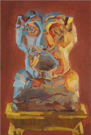 Painting, Amirhossein Akhavan, Div #10, 2007, 9009